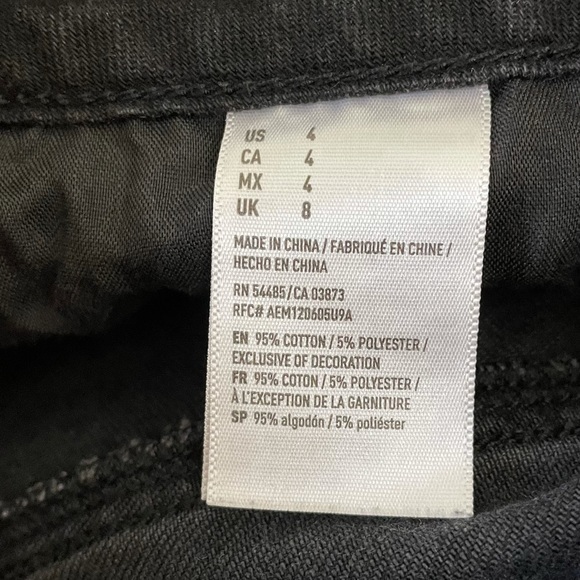 American Eagle Black Jean Skirt - Picture 8 of 13